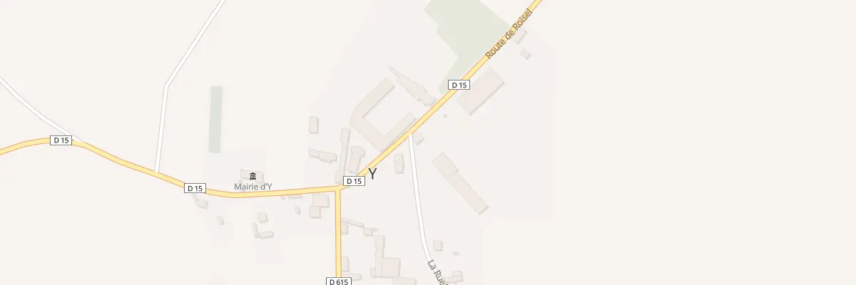 Plan du 8 Rte de Roisel à Y