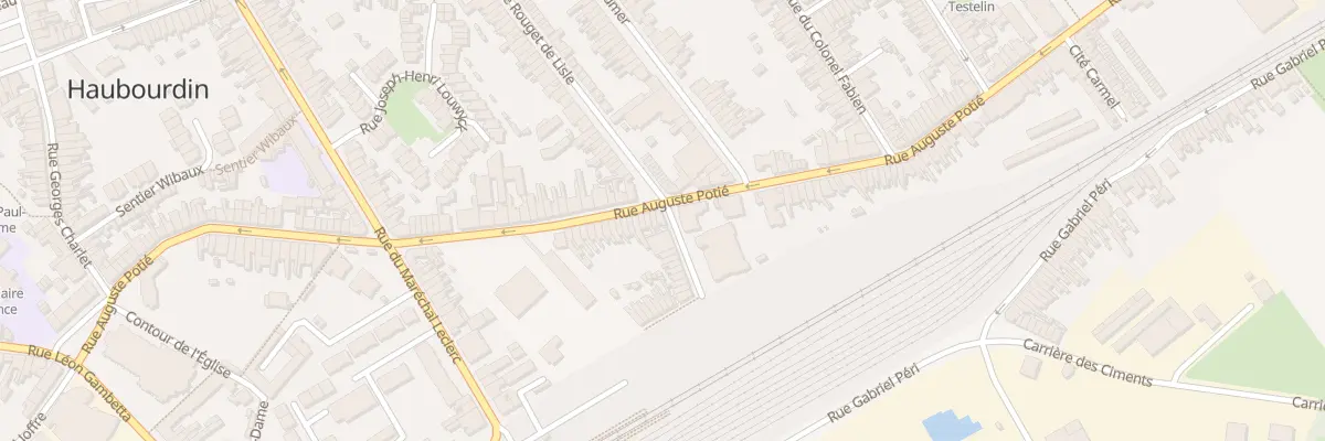 Plan du 78 Rue Auguste Potié à Haubourdin