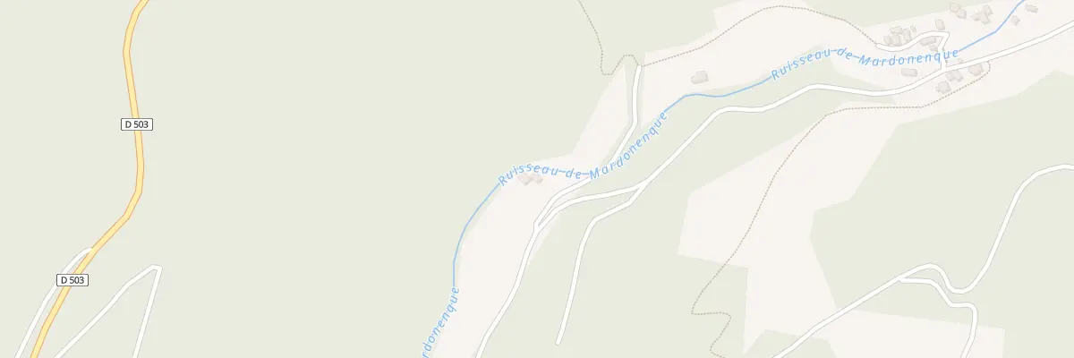 Plan du 6330 Moulin de la Rode à Saint Geniez d’Olt et d’Aubrac