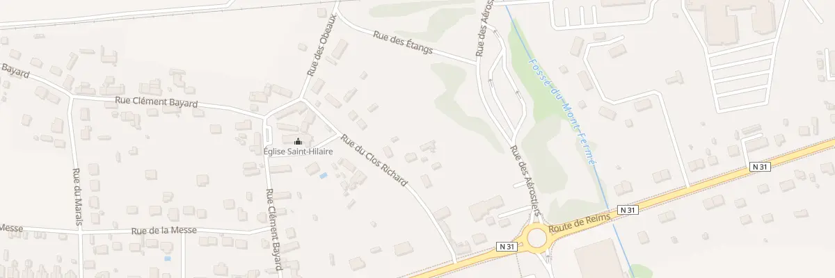 Plan du 8 Rue du Clos Richard à Trosly-Breuil