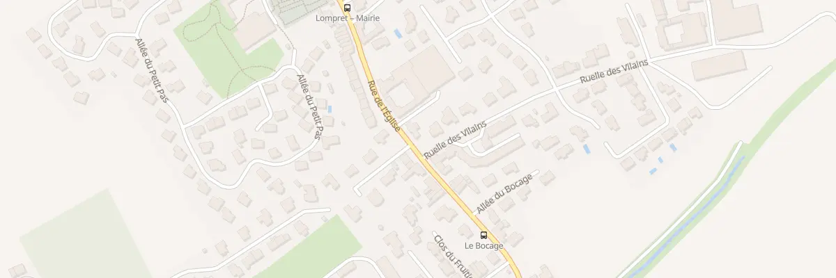 Plan du 28 Rue de l’Église à Lompret
