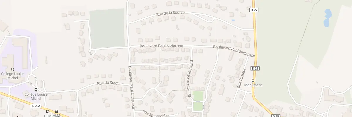 Plan du 15 Rue Pierre de Ronsard à Faremoutiers