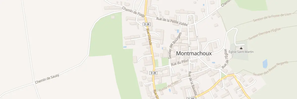Plan du 12 Gr Grande Rue à Montmachoux