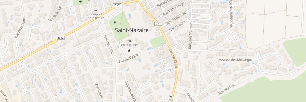 Plan du 2 Rue Bizet à Saint-Nazaire