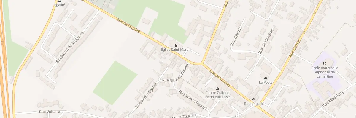 Plan du 12 Rue de l’Egalité à Noyelles-Godault