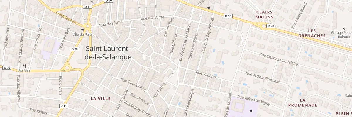 Plan du 3 Bd de la Marine à Saint-Laurent-de-la-Salanque