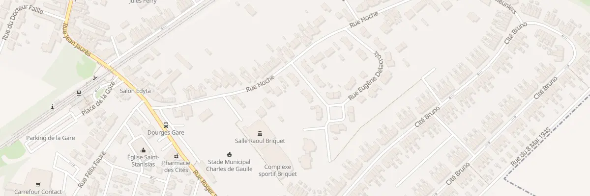 Plan du 14 Rue Hoche à Dourges