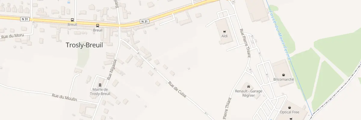 Plan du 9 Rue de Cuise à Trosly-Breuil