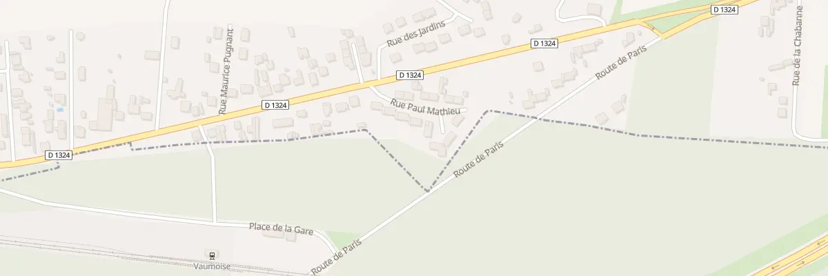 Plan du 8 Rue Paul Mathieu à Vaumoise