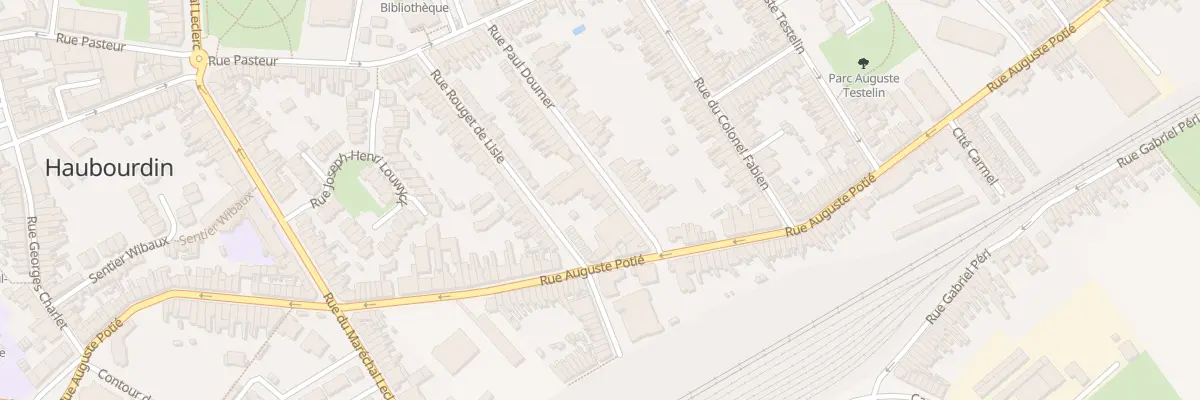 Plan du 36 Rue Paul Doumer à Haubourdin
