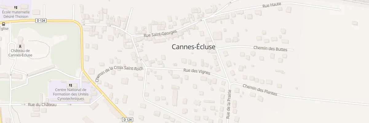 Plan du 9B Rue des Vignes à Cannes-Écluse