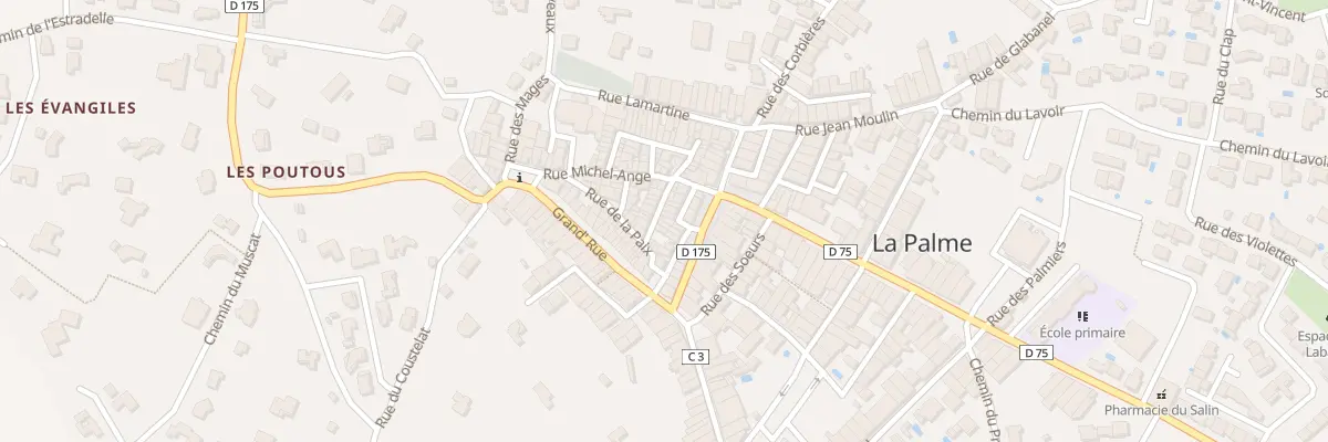 Plan du 8 Rue de la Barbacane à La Palme