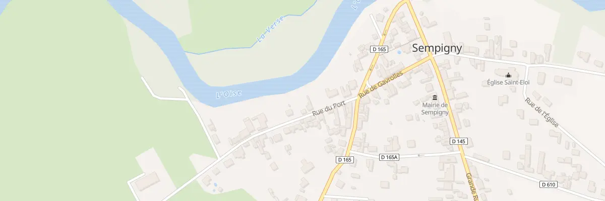 Plan du 6 Rue du Port à Sempigny