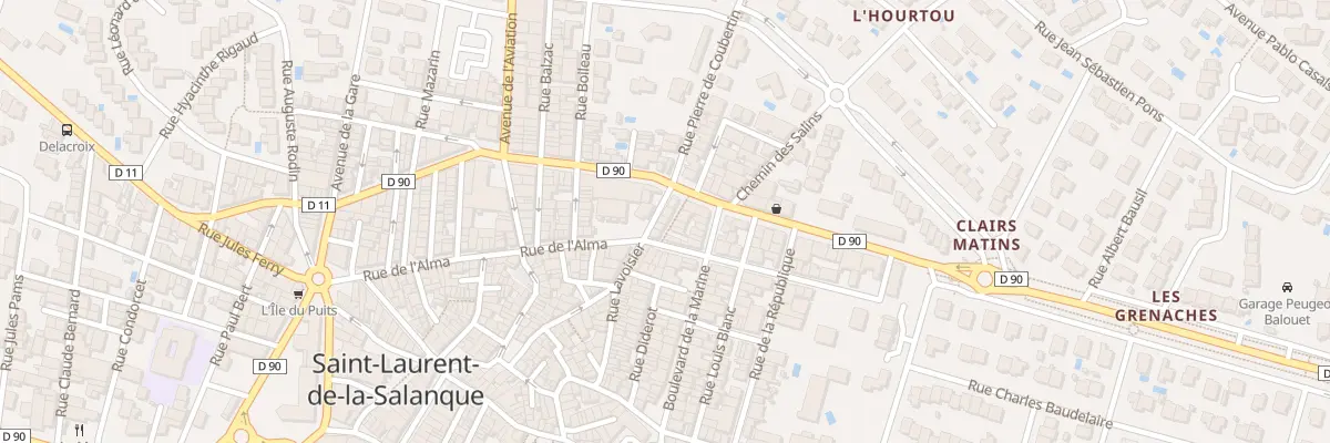 Plan du 3 Rue Turenne à Saint-Laurent-de-la-Salanque