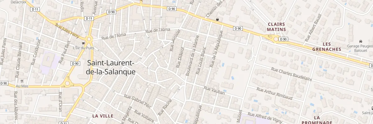 Plan du 13 Bd de la Marine à Saint-Laurent-de-la-Salanque