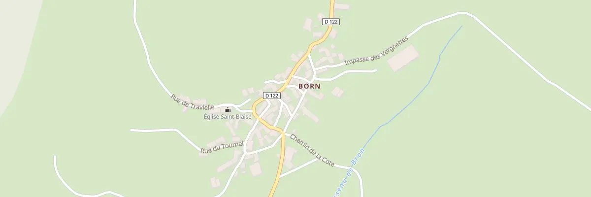 Plan du 5183 Born à Prades-d’Aubrac