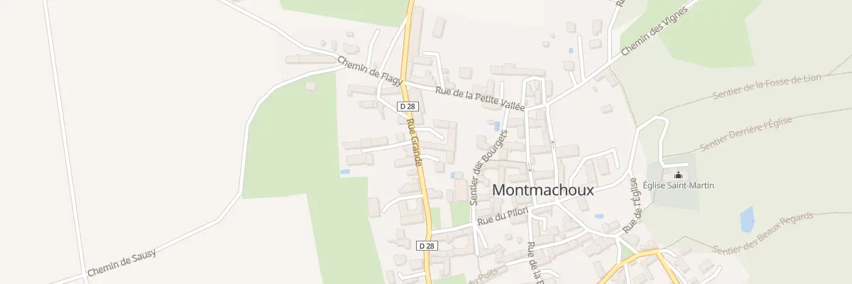 Plan du 1B Grande Rue à Montmachoux