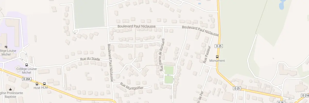 Plan du 24 Rue Pierre de Ronsard à Faremoutiers