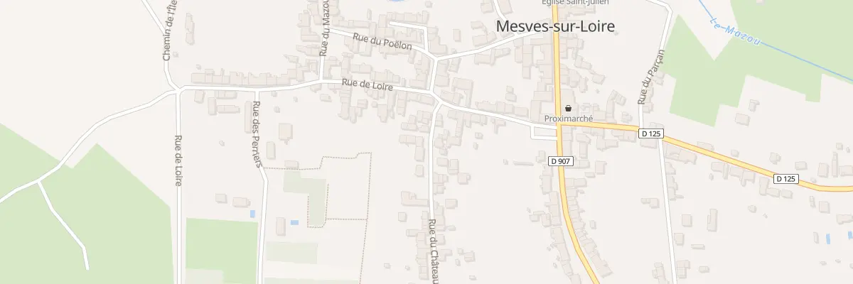 Plan du 8 Rue du Château de Mouron à Mesves-sur-Loire