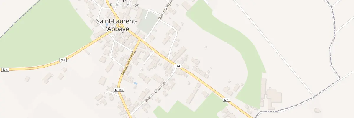 Plan du 1 Rte de Donzy à Saint-Laurent-l’Abbaye