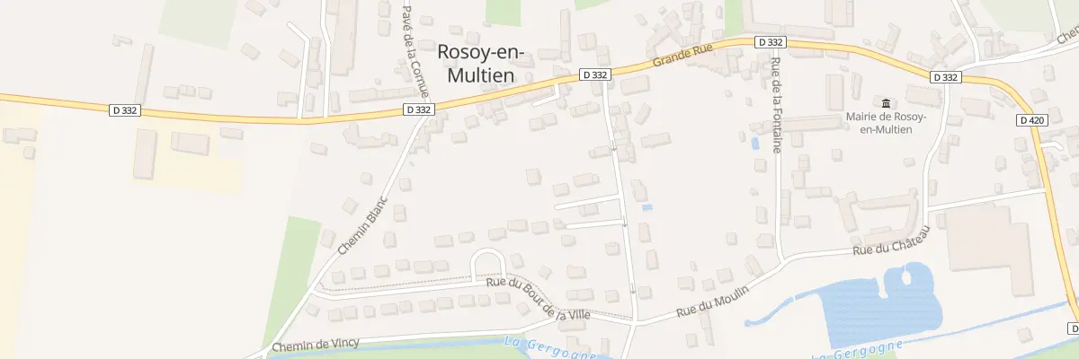 Plan du 5445F Rue de Glatigny à Rosoy-en-Multien