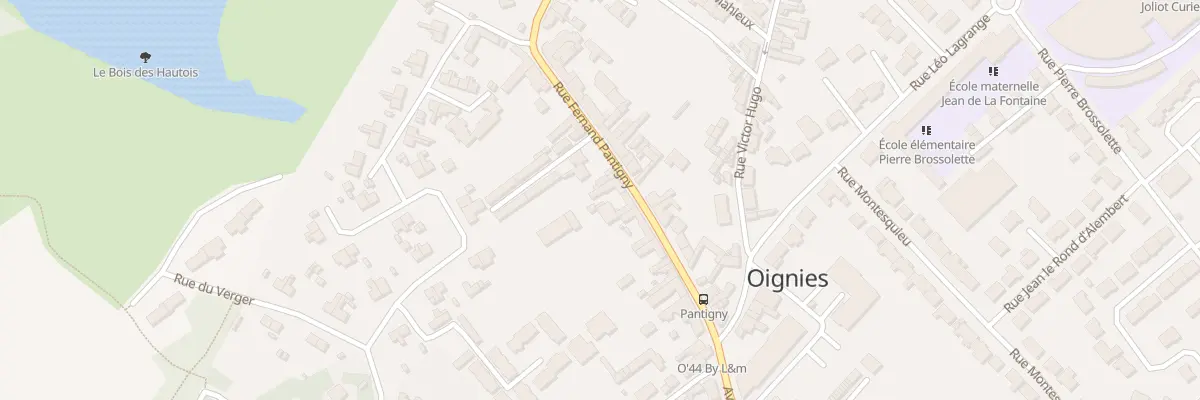 Plan du 20 Rue Fernand Pantigny à Oignies