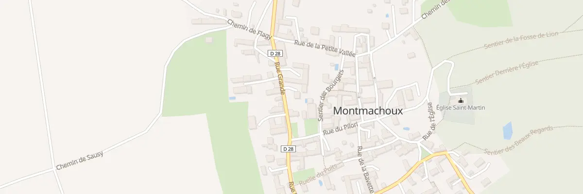 Plan du 5 Gr Grande Rue à Montmachoux