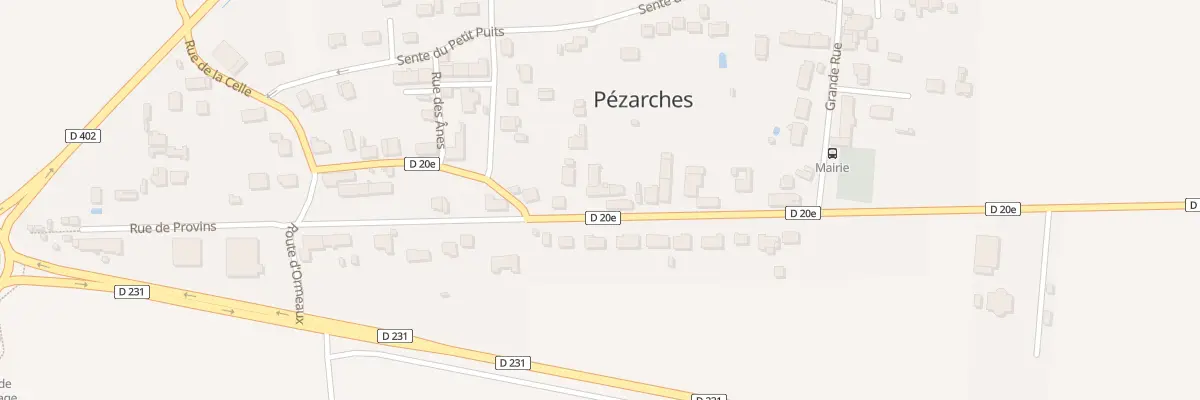 Plan du 23 Rue de Provins à Pézarches