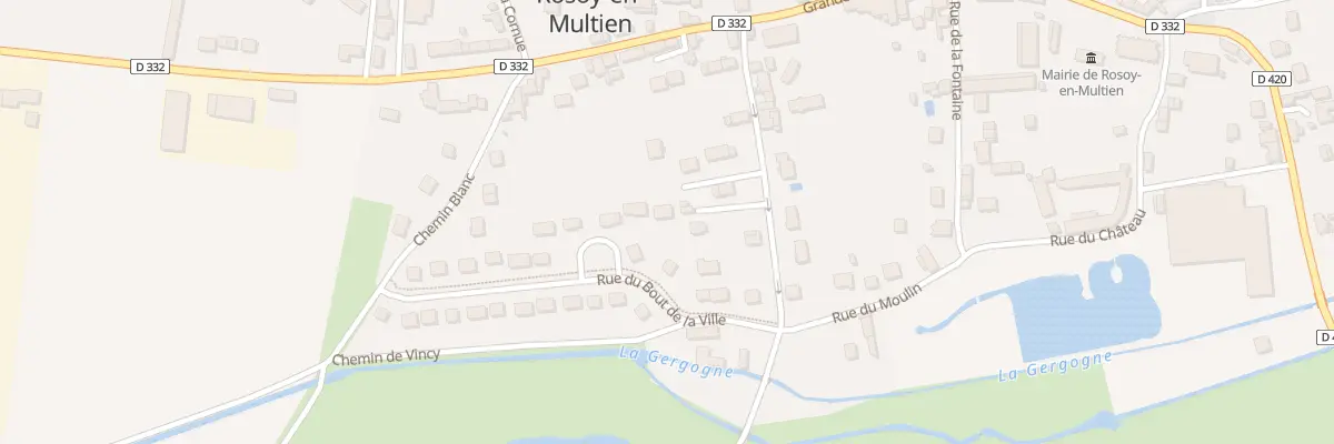 Plan du 22 Rue du Bout de la Ville à Rosoy-en-Multien
