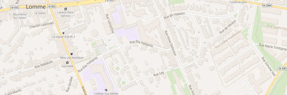 Plan du 17 Rue Elie Petitprez à Lille