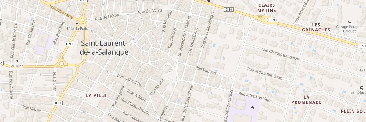 Plan du 2 Bd de la Marine à Saint-Laurent-de-la-Salanque