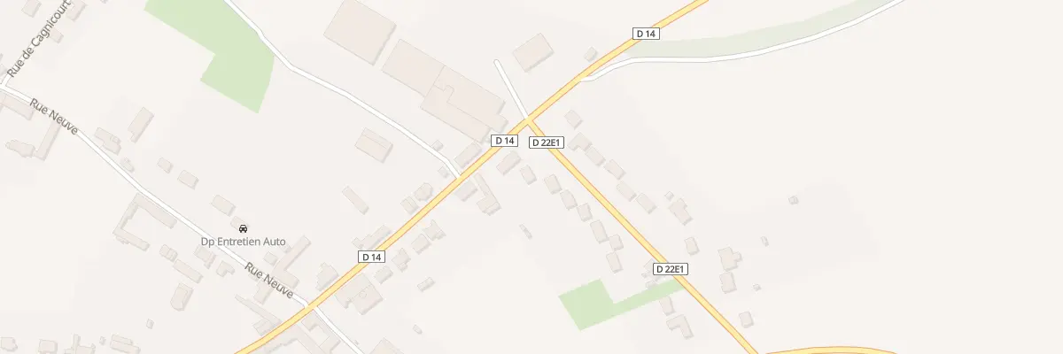 Plan du 33 Rue de la Gare à Quéant