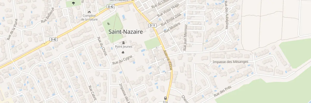 Plan du 3 Rue Bizet à Saint-Nazaire