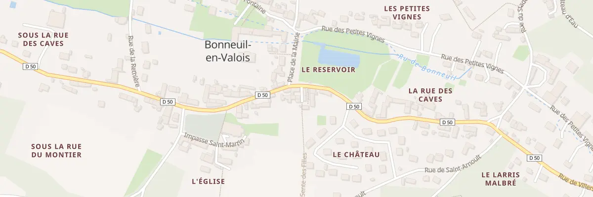 Plan du 2 Imp des Filles à Bonneuil-en-Valois