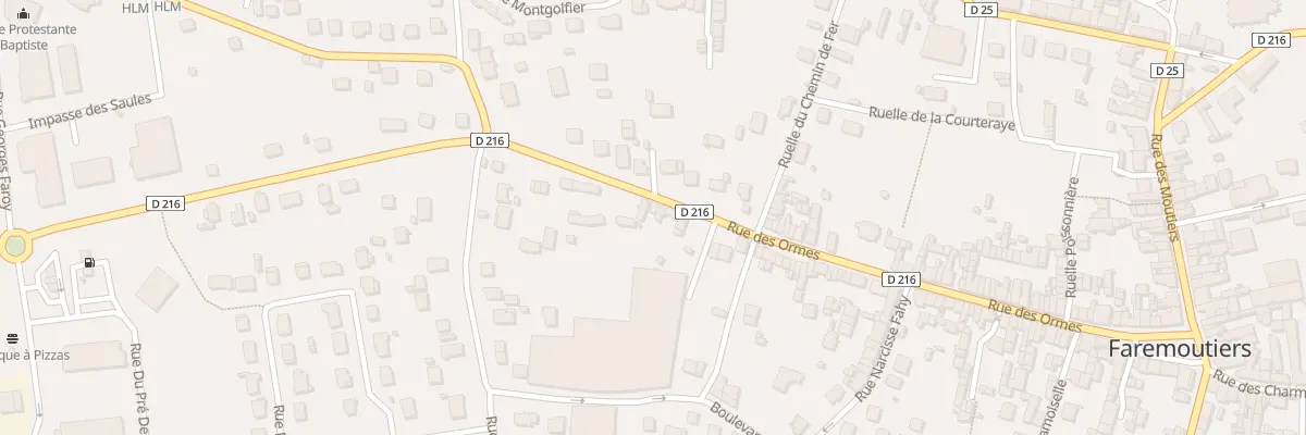 Plan du 84 Rue des Ormes à Faremoutiers