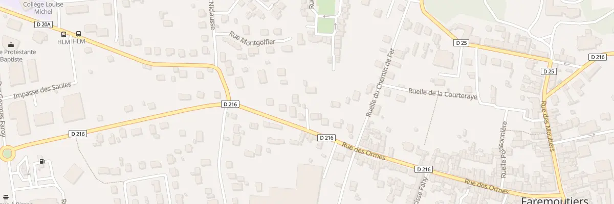 Plan du 91B Rue des Ormes à Faremoutiers