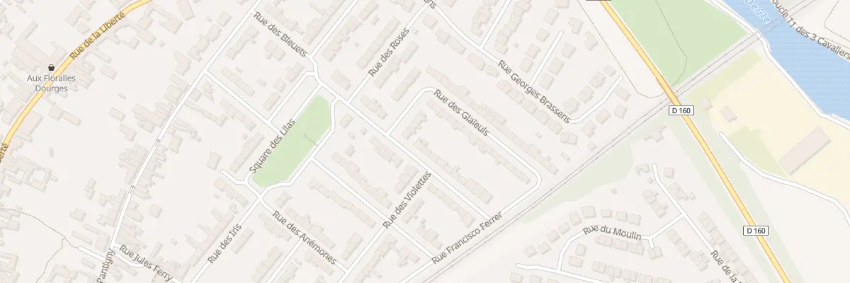 Plan du 7 Rue des Mimosas à Dourges