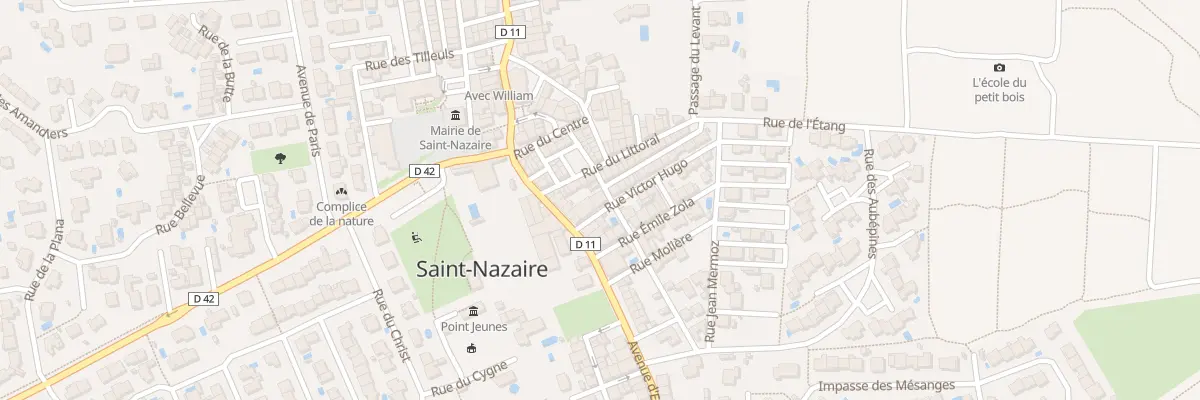 Plan du 3 Rue Victor Hugo à Saint-Nazaire