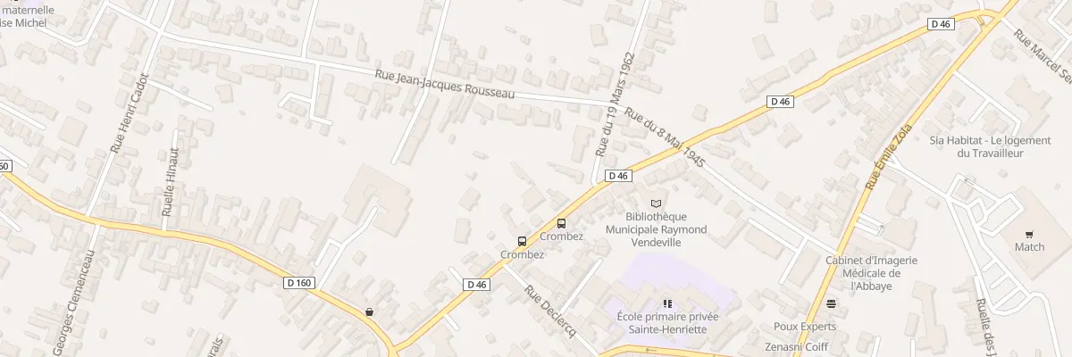 Plan du 21 Rue Henriette Crombez à Oignies