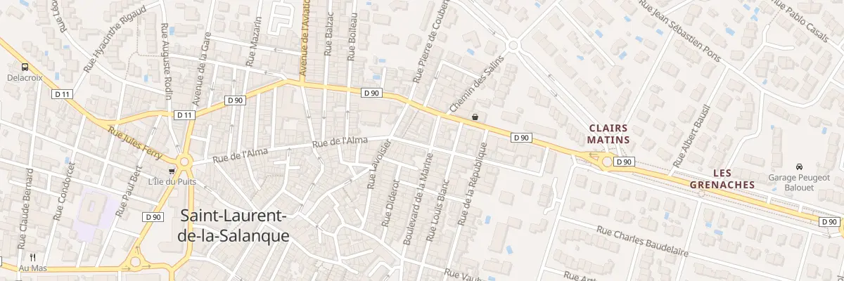 Plan du 7 Rue Auguste Conte à Saint-Laurent-de-la-Salanque