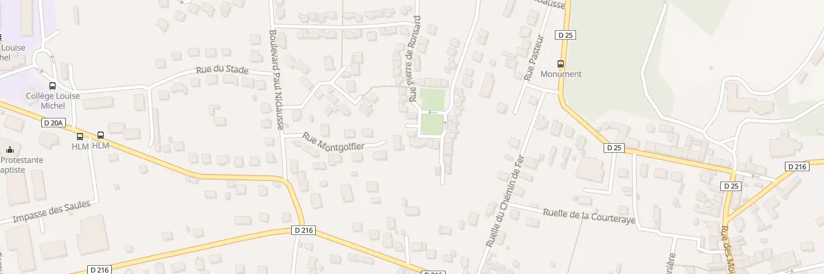 Plan du 40 Rue Pierre de Ronsard à Faremoutiers