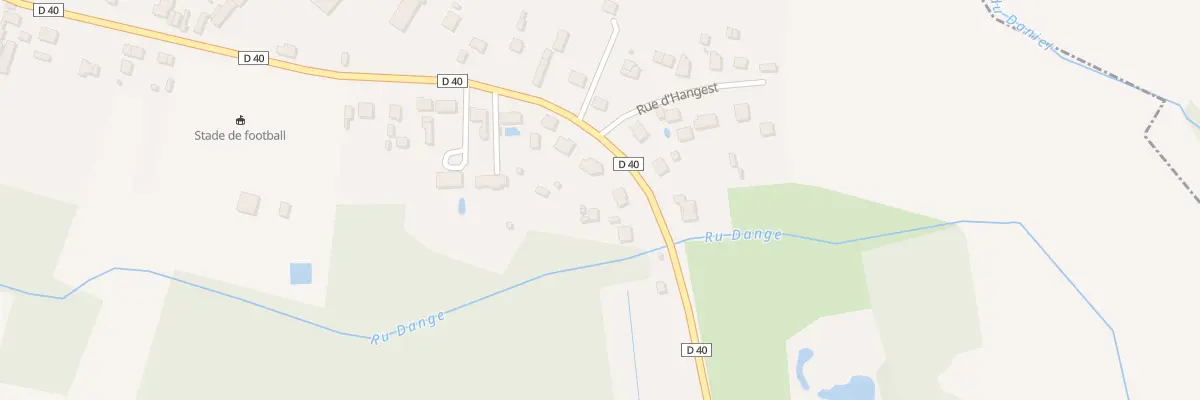 Plan du 969 Rue de Bailly à Tracy-le-Mont