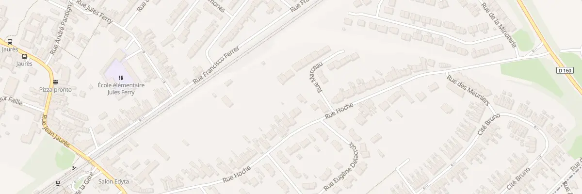 Plan du 65B Rue Hoche à Dourges
