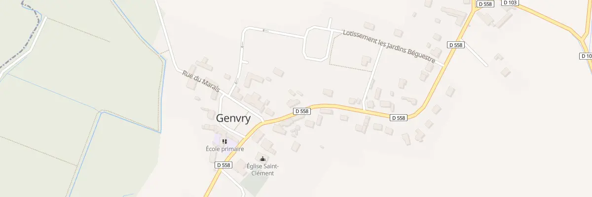 Plan du 573 Rue Principale à Genvry