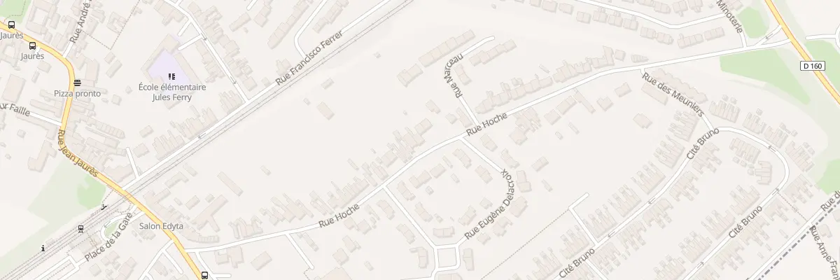 Plan du 63 Rue Hoche à Dourges