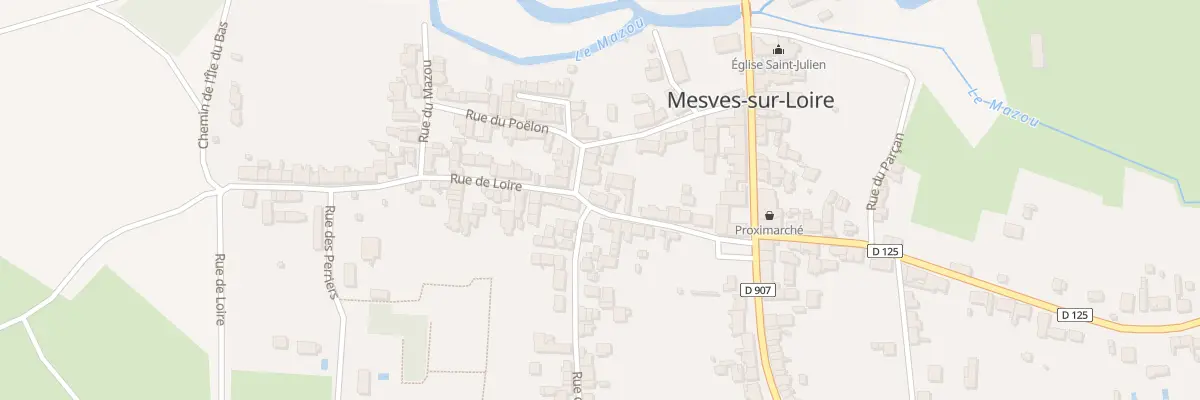 Plan du 10 Rue de Loire à Mesves-sur-Loire