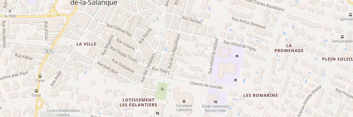 Plan du 16 Rue de la République à Saint-Laurent-de-la-Salanque