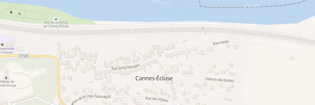 Plan du 49 Rue Saint Georges à Cannes-Écluse