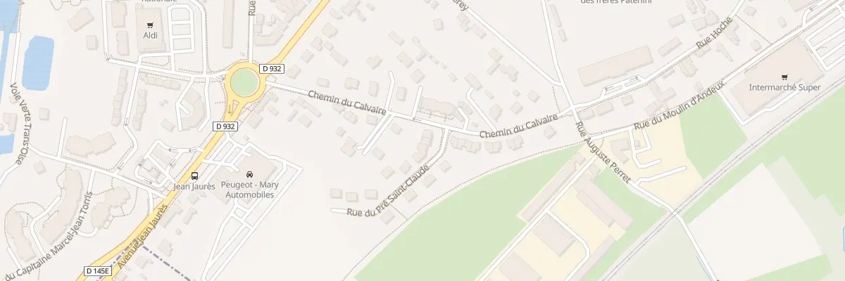 Plan du 34 Rue du Pré Saint-claude à Noyon