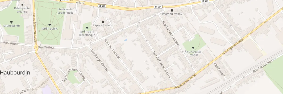Plan du 24 Rue du Colonel Fabien à Haubourdin